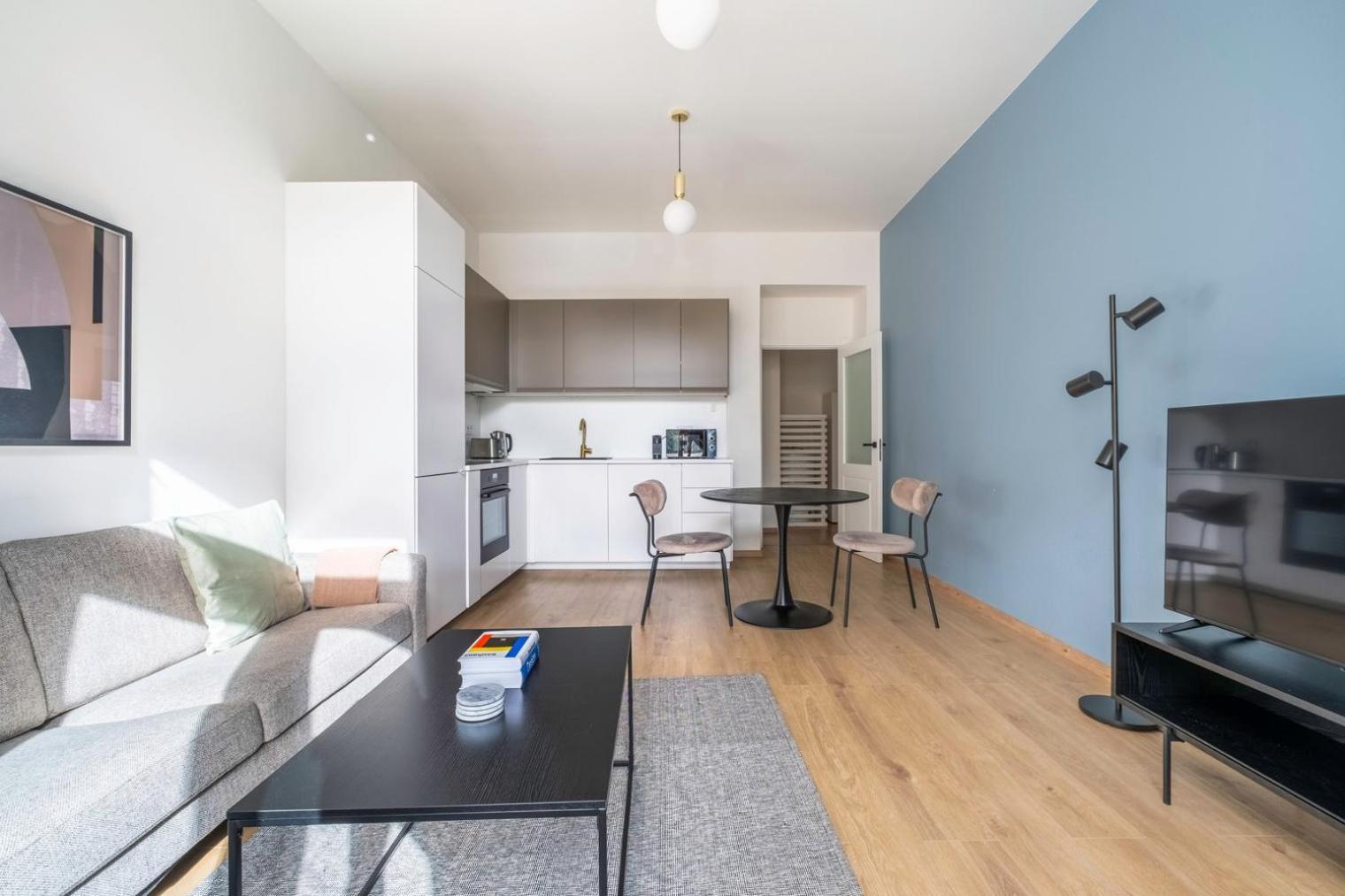 Appartamento Blueground Vrsovice Near Renaissance-style Park Prg-7